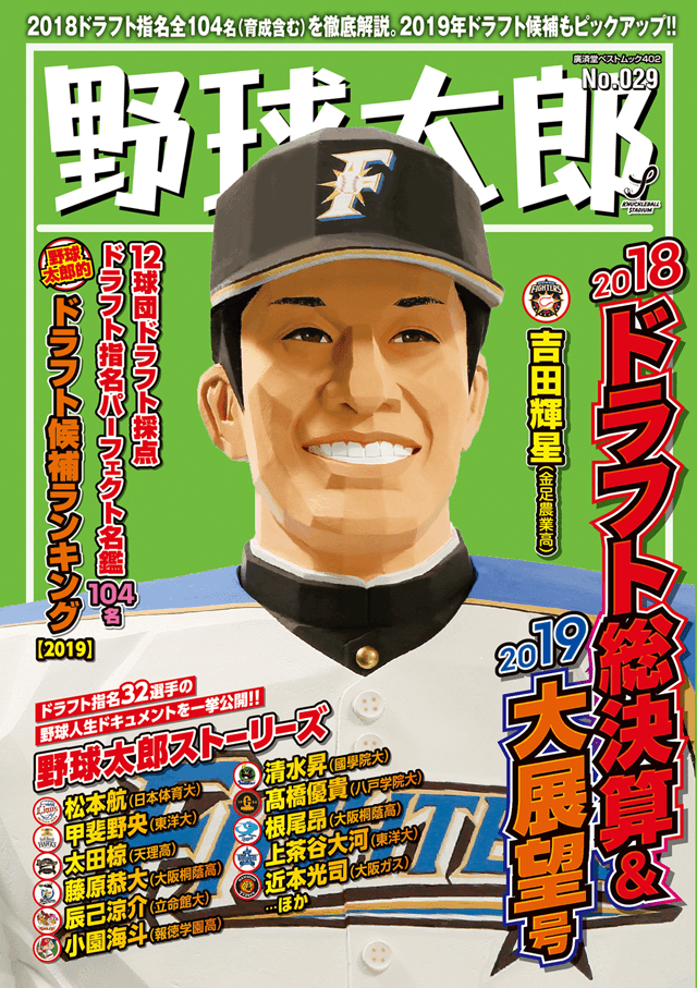 野球太郎No.029 2018ドラフト総決算&2019大展望号